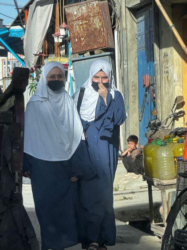 Women in Afghanistan.
