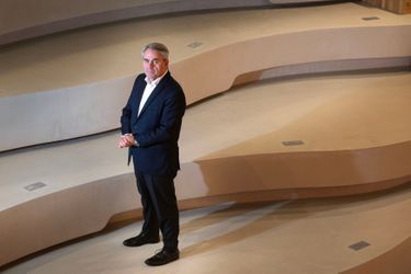 Xavier Bertrand dans les locaux de Paris Match le 30 octobre 2025.