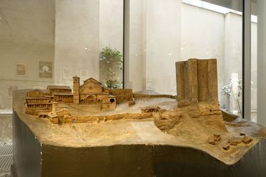 Maquette préparatoire du film «Le Nom de la Rose» de Jean-Jacques Annaud.