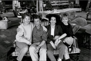 Avec le couple Berger-France Gall.