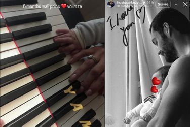 Στη μουσική, στα ασπρόμαυρα και στα σερβοκροατικά, η Natali Husic γιορτάζει τους 6 μήνες του γιου της με τον Louis Sarkozy