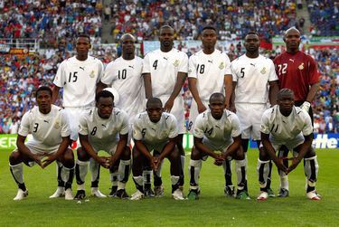 L'équipe du Ghana en 2010.