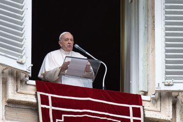 Le pape François au Vatican dimanche. 