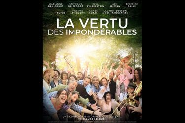 L’affiche du film « La vertu des impondérables » et ses acteurs, en diffusion en avant première sur Canal +