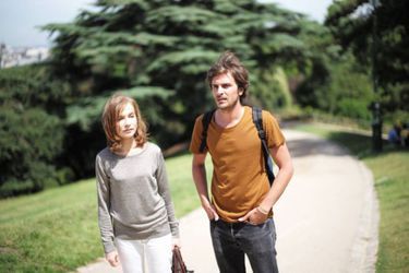 Isabelle Huppert et Romain Kolinka dans "L'Avenir"
