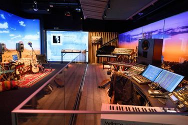 Le musée interactif "Avicii Experience" à Stockholm, le 24 février 2022