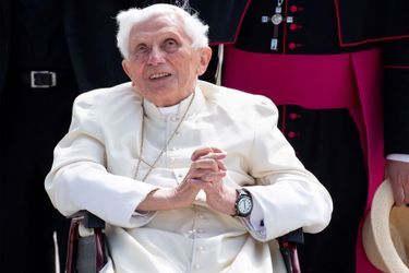 L&#039;ancien pape Benoît XVI en 2020.