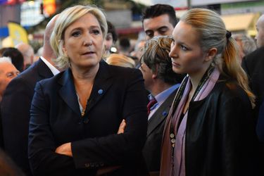 Ici en 2017, lors de la campagne présidentielle, Marine Le Pen et Marion Maréchal. 