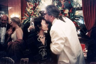 Michael Lonsdale et Annie Girardot, dîner au Fouquet&#039;s après les César 1996