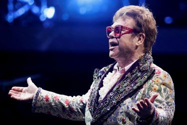 Elton John à la Nouvelle-Orléans, en Louisiane, le 19 janvier 2022. 