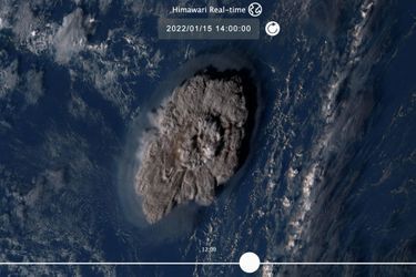 L&#039;éruption d&#039;un volcan aux îles Tonga a provoqué un tsunami.