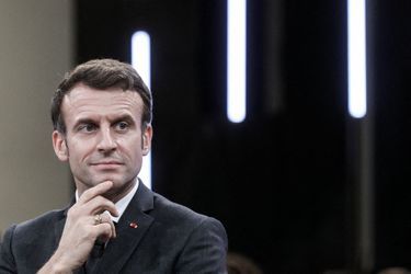 Emmanuel Macron le 20 janvier 2022.