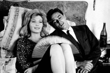 Monica Vitti et Alain Delon dans «L&#039;éclipse» en 1962.