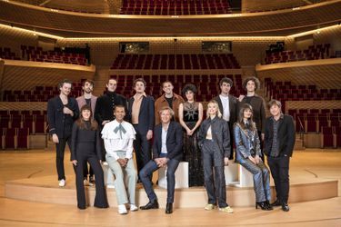 Les artistes des 37e Victoires de la musique. Photo réalisée à l’Auditorium de La Seine Musicale dans le cadre des Victoires de la Musique 2022.
