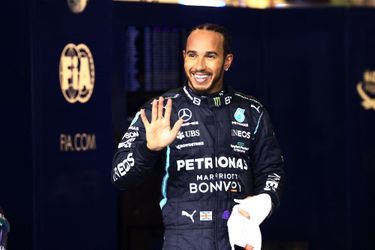 Lewis Hamilton lors des qualifications du Grand Prix de Formule 1 d'Abu Dhabi, le 11 décembre 2021.