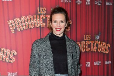 Lorie Pester lors de l'avant-première de la pièce «Les Producteurs», à Paris, le 2 décembre 2021.