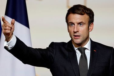 Emmanuel Macron, le 12 janvier à l&#039;Elysée.
