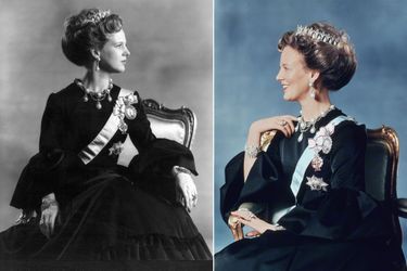Premiers portraits officiels de la reine Margrethe II, en 1972, par Rigmor Mydtskov