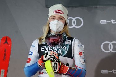 La skieuse américaine Mikaela Shiffrin, le 4 janvier à Zagreb.