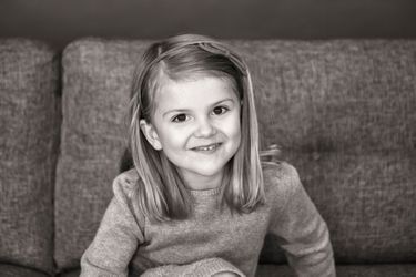 La princesse Estelle de Suède. Photo diffusée pour son 5e anniversaire, le 23 février 2017