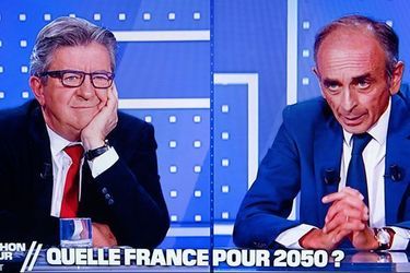 Jean-Luc Mélenchon et Eric Zemmour ont été les premiers à débattre le 23 septembre 2021.