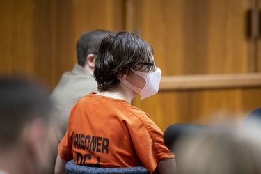 Ethan Crumbley, le 22 février au tribunal. 