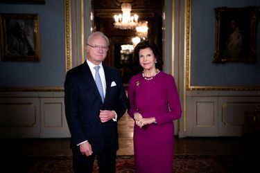 Le roi Carl Gustaf et la reine Silvia. 