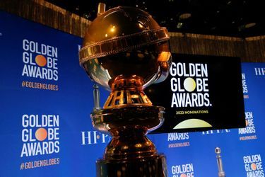 Le trophée des Golden Globes.
