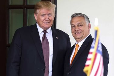 Donald Trump et Viktor Orban à la Maison-Blanche, en mai 2019.