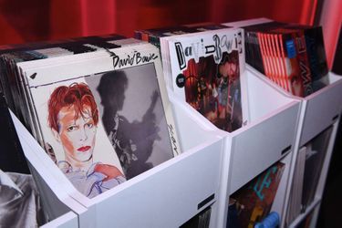Vinyles de David Bowie.