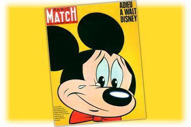 Le soir même de la disparition de Walt Disney un de ses proches collaborateurs a réalisé pour &quot;Paris Match&quot; ce qui est l&#039;adieu de Mickey à son papa. 