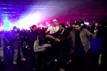 Violences lors du meeting d&#039;Eric Zemmour à Villepinte, le 5 décembre 2021.