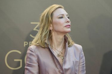 Cate Blanchett à la cérémonie des Goya Awards, à Valence (Espagne), le 12 février 2022.