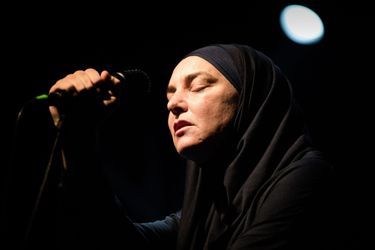 Sinéad O'Connor lors d'un concert à Parme en janvier 2020