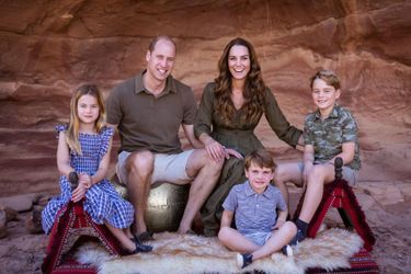 La photo de famille de William, Kate, George, Charlotte et Louis pour leur carte de voeux.