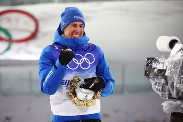 Quentin Fillon Maillet a été sacré champion olympique dimanche en poursuite.