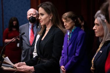 Angelina Jolie le 9 février 2022 à Washington.