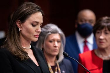 Angelina Jolie le 9 février 2022 à Washington.