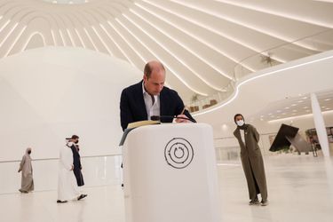 Le prince William à Dubaï, le 10 février 2022.