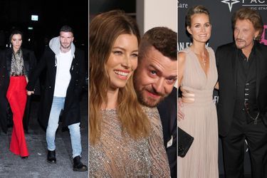 Victoria et David Beckham, Jessica Biel et Justin Timberlake, Læticia et Johnny Hallyday.