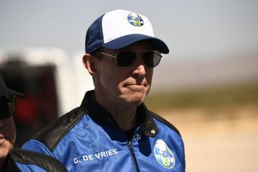  Glen de Vries, ici le 13 octobre. Il s&#039;était brièvement rendu dans l&#039;espace à bord de la fusée New Shepard de Blue Origin.