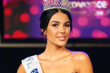 Eva Navarro lors de l&#039;élection de Miss Provence le 30 juillet 2021. 