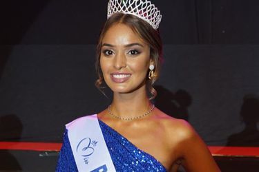 Hayate El Gharmaoui lors de l'élection de Miss Picardie le 17 octobre 2021. 