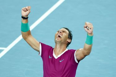 Nadal a remporté la finale de l&#039;Open d&#039;Australie, le 30 janvier 2022 à Melbourne.