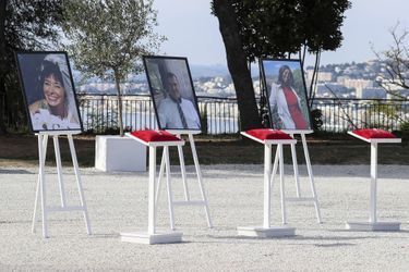 Les portraits des victimes exposés à Nice en novembre 2020