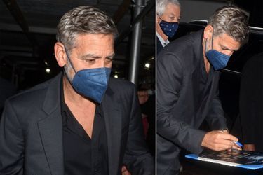 George Clooney à New York le 13 octobre 2021.