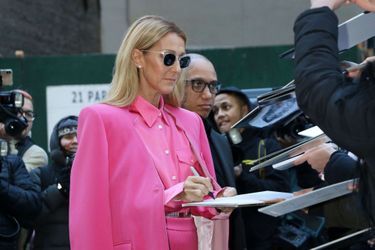 Céline Dion, à New York en mars 2020.