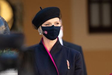 La princesse Charlène de Monaco à Moncao, le 19 novembre 2020 