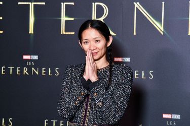 Chloé Zhao, la réalisatrice du dernier Marvel « Les Éternels », à Paris, mardi 2 novembre 2021.