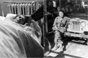 À droite, Jean-Pierre Pedrazzini hospitalisé à Budapest. À gauche, la dernière photo de Jean Roy. 